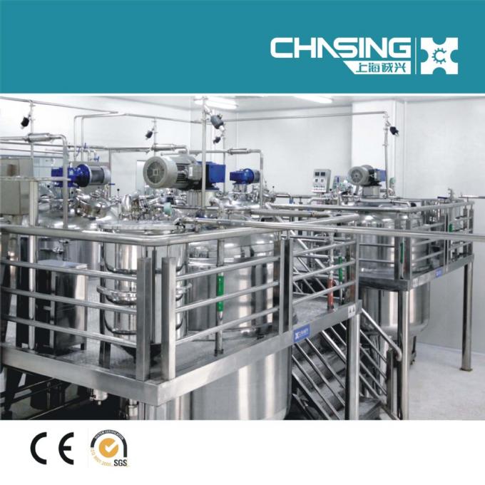 Shanghai, das Flüssigseife-Herstellungs-Maschinen/Mixing-Betriebsmischerhomogenisierer und -vakuum jagt